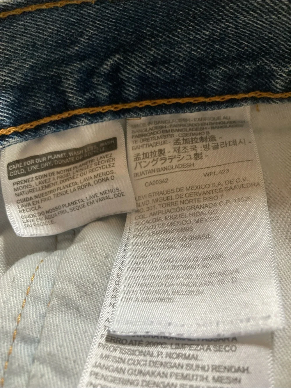 Levi’s 505 36/34 mens jeans five pocket casual classic reg. fit straight leg